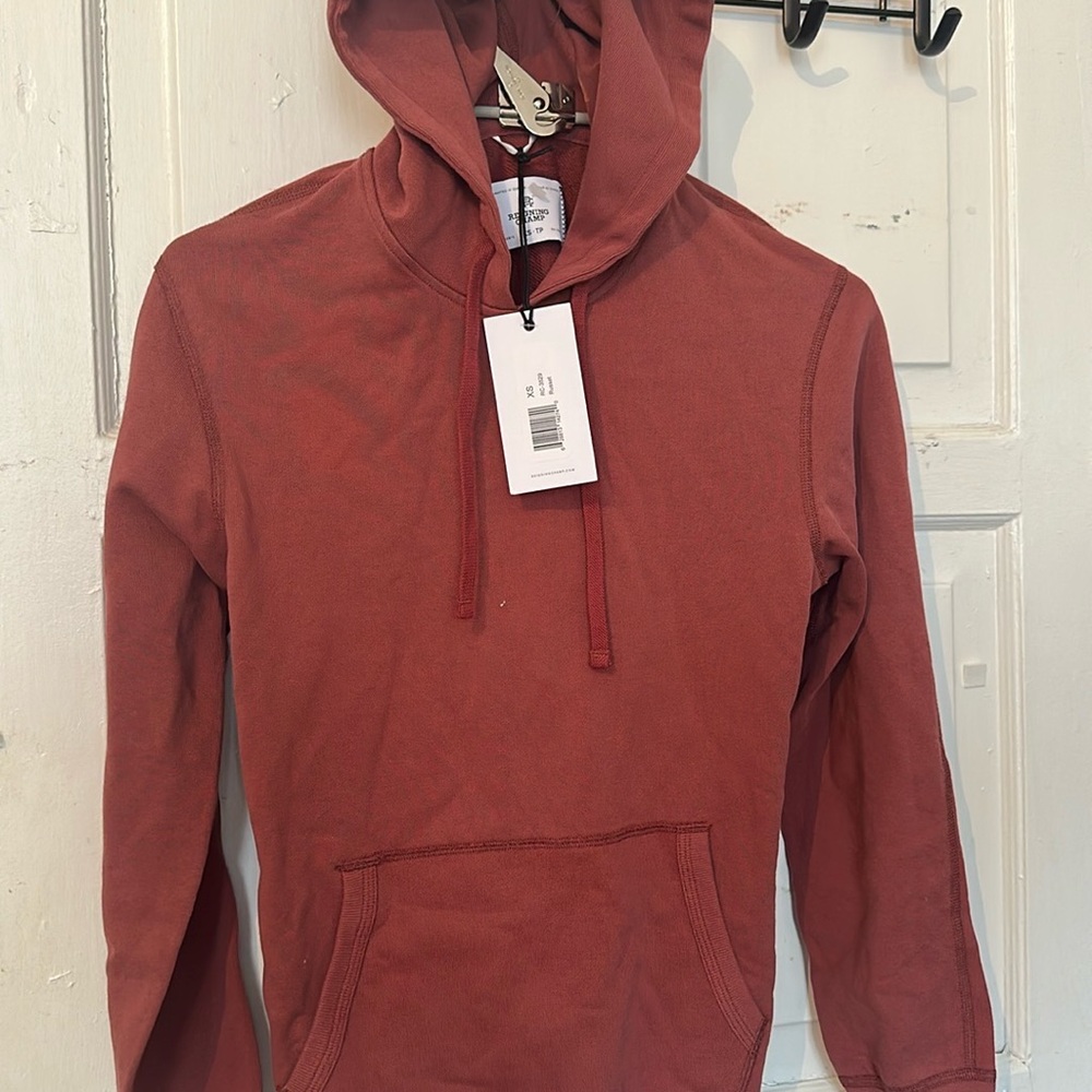 J—REPOSH Men's Red Hoodie(Unisex)